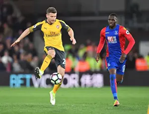 Crystal Palace V Arsenal 2016-17 Prints: Mustafi Outsmarts Benteke: Arsenal's Defensive Masterclass vs Crystal Palace