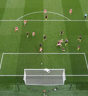 Arsenal V Manchester City 2016-17 Prints: Mustafi Scores Arsenal's Second: Arsenal vs Manchester City, Premier League 2016-17