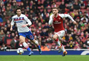 Arsenal V Stoke City 2017-18 Prints: Mustafi vs. Sobhi: Clash at the Emirates - Arsenal v Stoke City, Premier League