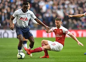 Mustafi vs. Wanyama: Intense Battle in Tottenham Hotspur vs. Arsenal FC Premier League Clash