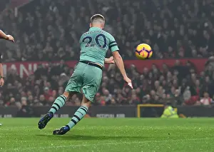 Manchester United V Arsenal 2018-19 Prints: Mustafi's Dramatic Equalizer: Arsenal vs Manchester United, Premier League 2018-19