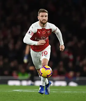 Arsenal V Wolverhampton Wanderers 2018-19 Prints: Mustafi's Iron Will: Arsenal's Defensive Shield vs. Wolverhampton Wanderers