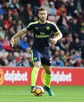 Sunderland V Arsenal 2016-17 Prints: Mustafi's Monumental Performance: Arsenal Triumphs Over Sunderland