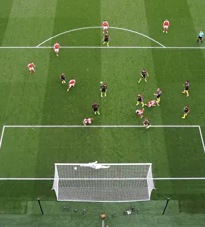 Arsenal V Manchester City 2016-17 Prints: Mustafi's Strike: Arsenal's Equalizer Against Manchester City (2016-17)