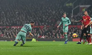 Manchester United V Arsenal 2018-19 Prints: Mustafi's Stunning Equalizer: Arsenal at Manchester United, 2018-19 Premier League