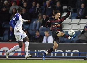 Nacer Barazite (Arsenal) Christopher Samba (Blackburn)