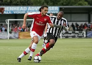 Nacer Barazite (Arsenal) Daniel Brown (Maidenhead). Maidenhead 1: 7 Arsenal