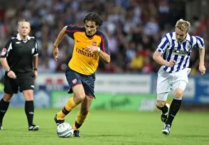 Huddersfield v Arsenal 2008-09 Collection: Nacer Barazite on the runs that leads to his goal