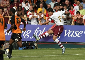 Nacer Barazite scores Arsenals 2nd goal