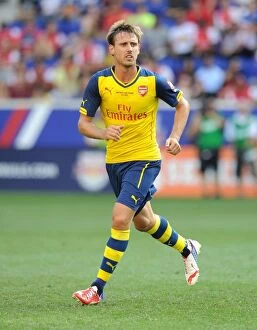 Images Dated 26th July 2014: Nacho Monreal in Action: Arsenal vs. New York Red Bulls, 2014