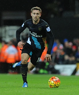 Norwich City V Arsenal 2015-16 Prints: Nacho Monreal in Action: Arsenal vs. Norwich City, Premier League 2015-16