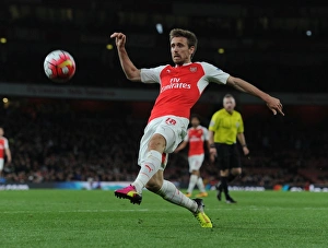 Arsenal V West Bromwich Albion 2015-16 Prints: Nacho Monreal in Action: Arsenal vs. West Bromwich Albion, Premier League 2015-16