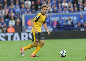 Nacho Monreal in Action: Arsenal vs. Leicester City, Premier League 2016-17