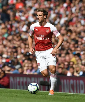 Nacho Monreal in Action: Arsenal vs. West Ham United, Premier League 2018-19