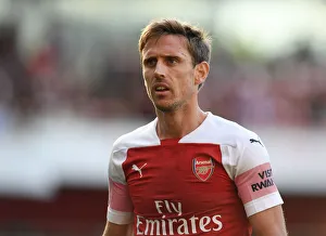 Arsenal V Watford 2018-19 Prints: Nacho Monreal in Action: Arsenal vs. Watford, Premier League 2018-19