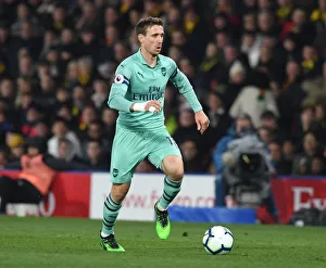 Nacho Monreal in Action: Arsenal vs. Watford, Premier League 2018-19
