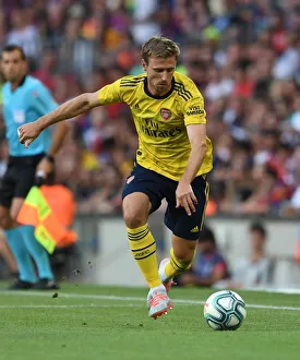 Nacho Monreal in Action: Arsenal vs. FC Barcelona (Pre-Season Friendly, 2019)