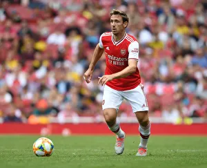 Nacho Monreal in Action: Arsenal vs. Olympique Lyonnais at Emirates Cup 2019