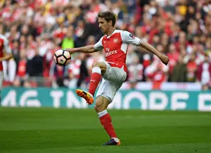Arsenal V Manchester City - FA Cup 1/2 Final 2017 Prints: Nacho Monreal in Action: Arsenal vs Manchester City - FA Cup Semi-Final, 2017