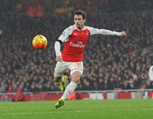 Arsenal V Newcastle United 2015-16 Prints: Nacho Monreal in Action: Arsenal vs Newcastle United, Premier League 2015-16