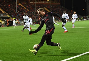 Ostersunds V Arsenal 2017-18 Prints: Nacho Monreal in Action: Arsenal vs Ostersunds FK, UEFA Europa League 2018