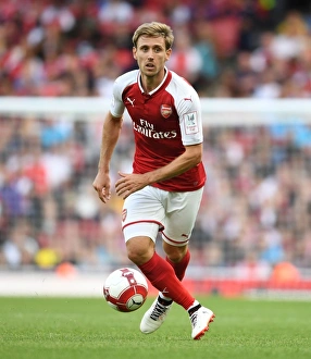 Arsenal V Seville - Emirates Cup 2017-18 Prints: Nacho Monreal in Action: Arsenal vs Sevilla, Emirates Cup 2017-18