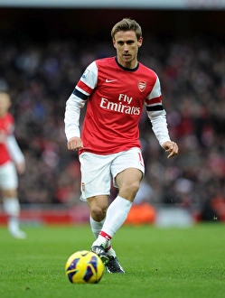 Arsenal V Stoke City 2012-13 Prints: Nacho Monreal in Action: Arsenal vs Stoke City, Premier League 2012-13
