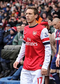 Arsenal V Stoke City 2012-13 Prints: Nacho Monreal in Action: Arsenal vs Stoke City, Premier League 2012-13