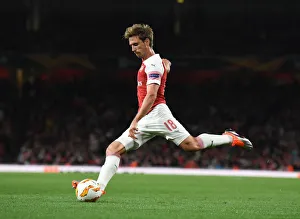 Nacho Monreal in Action: Arsenal vs Vorskla Poltava, UEFA Europa League