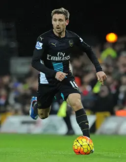 Norwich City V Arsenal 2015-16 Prints: Nacho Monreal in Action: Arsenal's Defensive Masterclass vs