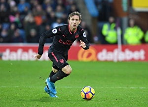 Burnley V Arsenal 2017-18 Prints: Nacho Monreal in Action: Burnley vs Arsenal, Premier League 2017-18