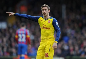 Nacho Monreal in Action: Crystal Palace vs Arsenal, Premier League 2014-15