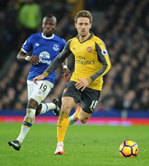 Everton V Arsenal 2016-17 Prints: Nacho Monreal in Action: Everton vs Arsenal, Premier League 2016-17