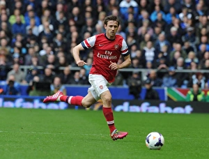Nacho Monreal in Action: Everton vs Arsenal, Premier League 2013/14