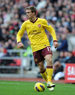 Sunderland V Arsenal 2012-13 Prints: Nacho Monreal in Action: Sunderland vs. Arsenal, Premier League 2012-13