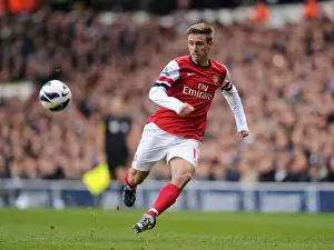 Tottenham Hotspur V Arsenal 2012-13 Prints: Nacho Monreal in Action: Tottenham Hotspur vs Arsenal, Premier League 2012-13