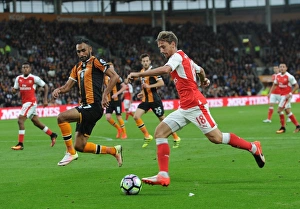 Nacho Monreal (Arsenal) Ahmed Elmohamady (Hull). Hull City 1:4 Arsenal. Premier League Nacho Monreal (Arsenal) Ahmed Elmohamady (Hull). Hull City 1:4 Arsenal. Premier League
