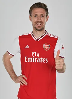 Nacho Monreal of Arsenal. Arsenal Training Ground