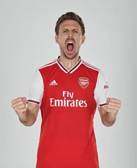 Nacho Monreal of Arsenal. Arsenal Training Ground