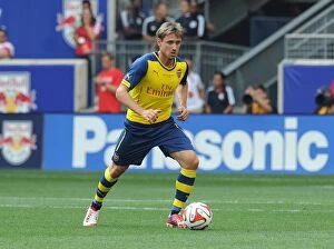 Images Dated 26th July 2014: Nacho Monreal (Arsenal). New York Red Bulls 1: 0 Arsenal. Pre Season Friendly. Red Bulls Arena