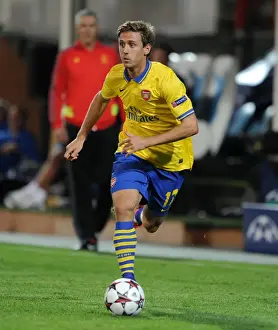 Nacho Monreal (Arsenal). Olympic Marseille 1: 2 Arsenal. UEFA Champions League. Group F
