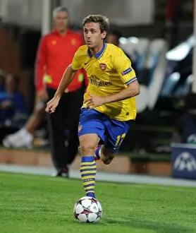 Images Dated 18th September 2013: Nacho Monreal (Arsenal). Olympic Marseille 1: 2 Arsenal. UEFA Champions League. Group F