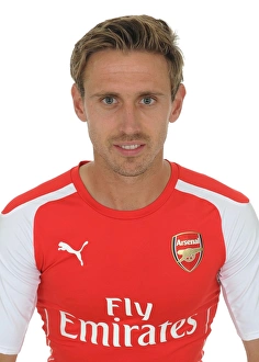 Nacho Monreal at Arsenal Photocall 2014-15
