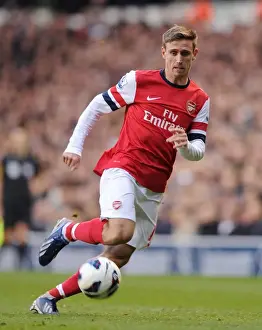 Tottenham Hotspur V Arsenal 2012-13 Prints: Nacho Monreal (Arsenal). Tottenham Hotspur 2: 1 Arsenal