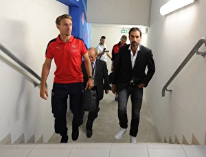 Nacho Monreal Reunites with Robert Pires at Lens Friendly, 2016