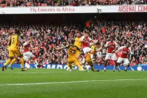 Nacho Monreal Scores Dramatic Winner for Arsenal Against Brighton & Hove Albion, 2017-18 Premier League