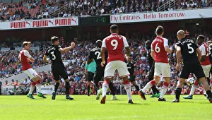Nacho Monreal Scores First Goal: Arsenal vs. West Ham United, Premier League 2017-18
