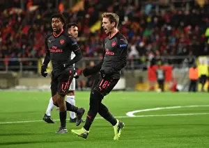 Nacho Monreal Scores First Goal: Arsenal Wins Europa League Match against Ostersunds FK