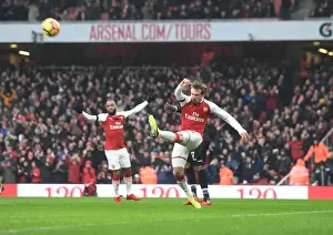 Arsenal V Crystal Palace 2017-18 Prints: Nacho Monreal Scores the Opener: Arsenal's Victory over Crystal Palace