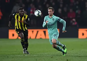 Nacho Monreal vs. Isaac Success: Intense Battle at Vicarage Road - Arsenal vs. Watford, Premier League 2018-19